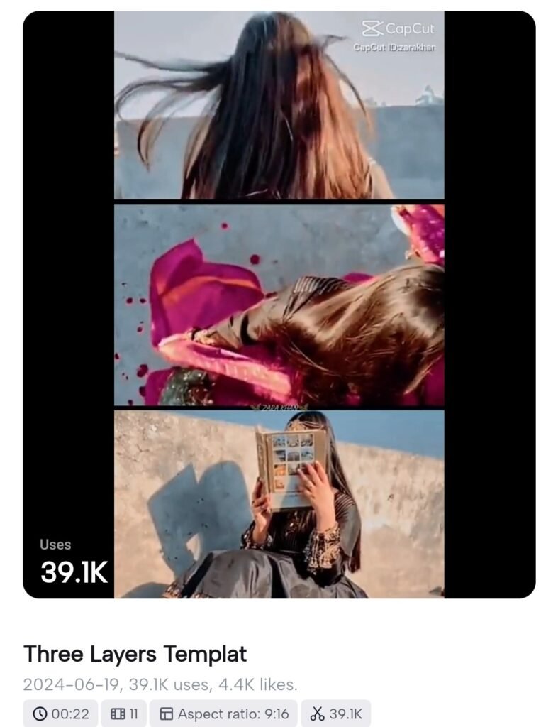 3 Layers Slow Motion CapCut Template 1 3 Layers Slow Motion CapCut Template