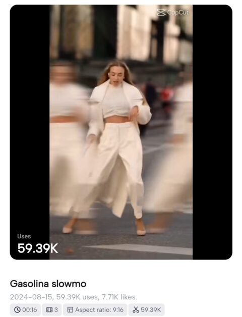 Gasolina CapCut Template