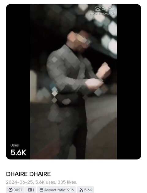 Dheere Dheere CapCut Template