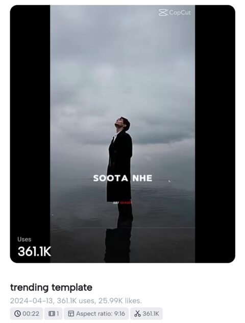 Lyrics Video CapCut Template Link 2024