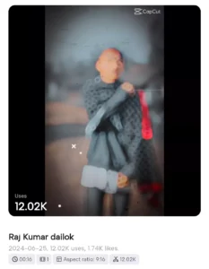 Rajkumar Dialogue CapCut Templates 5 Rajkumar Dialogue CapCut Templates Trend 2024