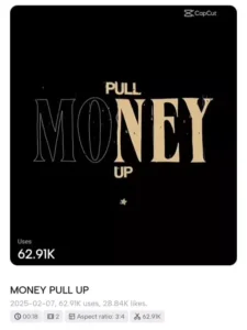 Money Pull Up CapCut Template 3 Money Pull Up CapCut Templates (2)